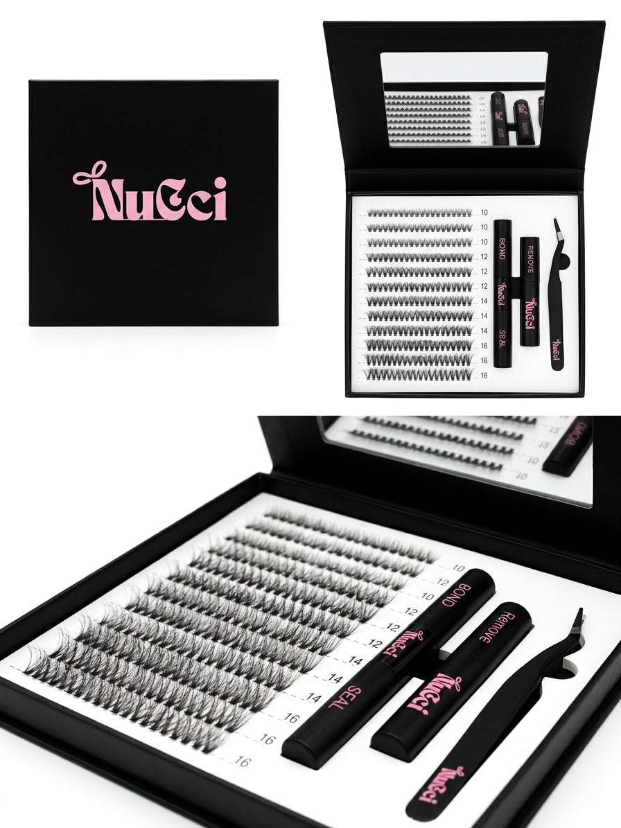 Nucci DIY Lash Extension Kit — Bond, Seal & Remove Set