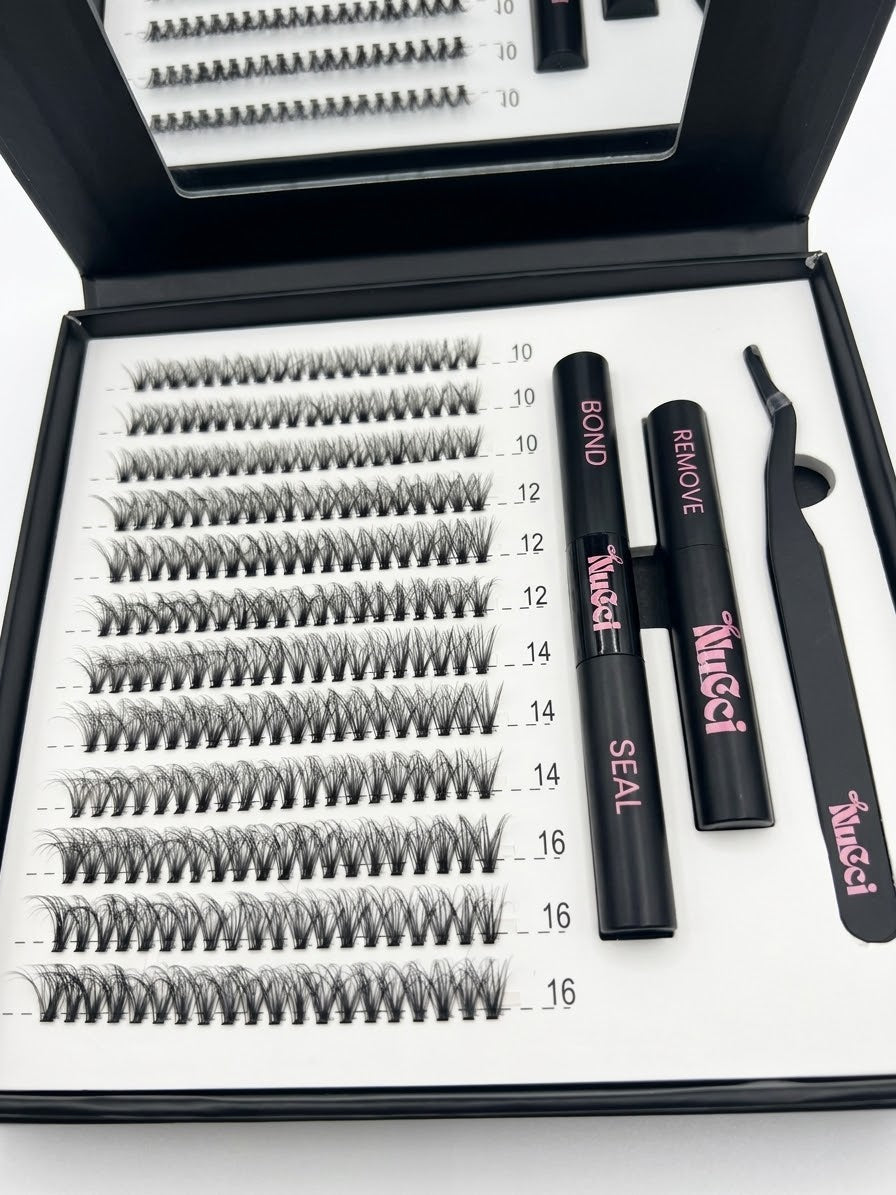 Nucci DIY Lash Extension Kit — Bond, Seal & Remove Set